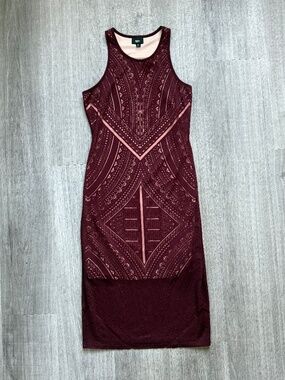 Mossimo Maroon Bodycon Dress